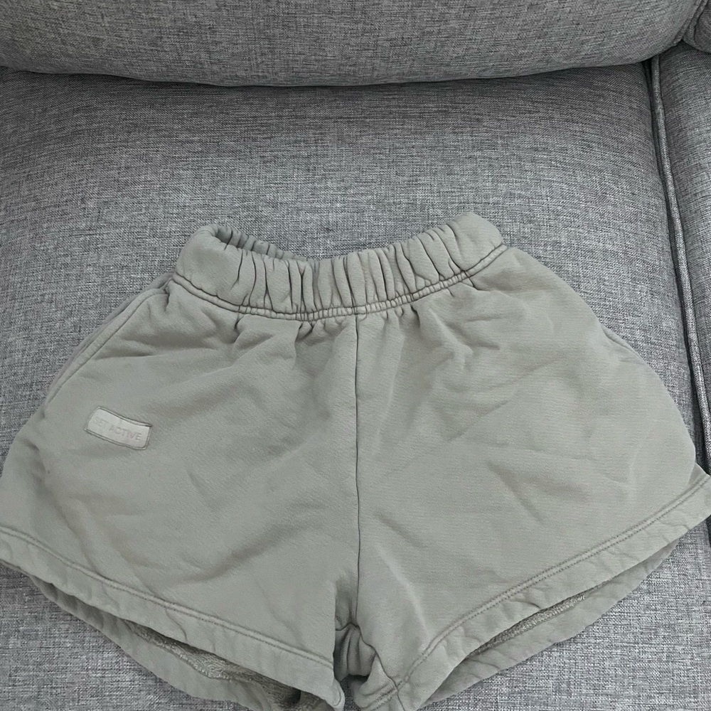 SET Active Women's Athletic Shorts in Tan/Beige